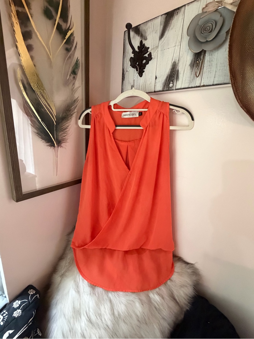Veronica M Coral Tank $78 MSRP